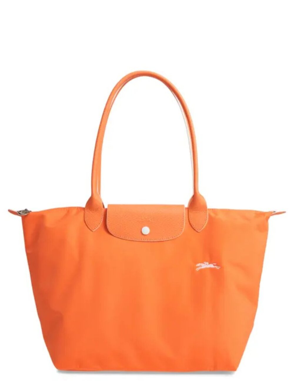 Longchamp Le Pliage Club Large Shoulder Tote Bag in Orange